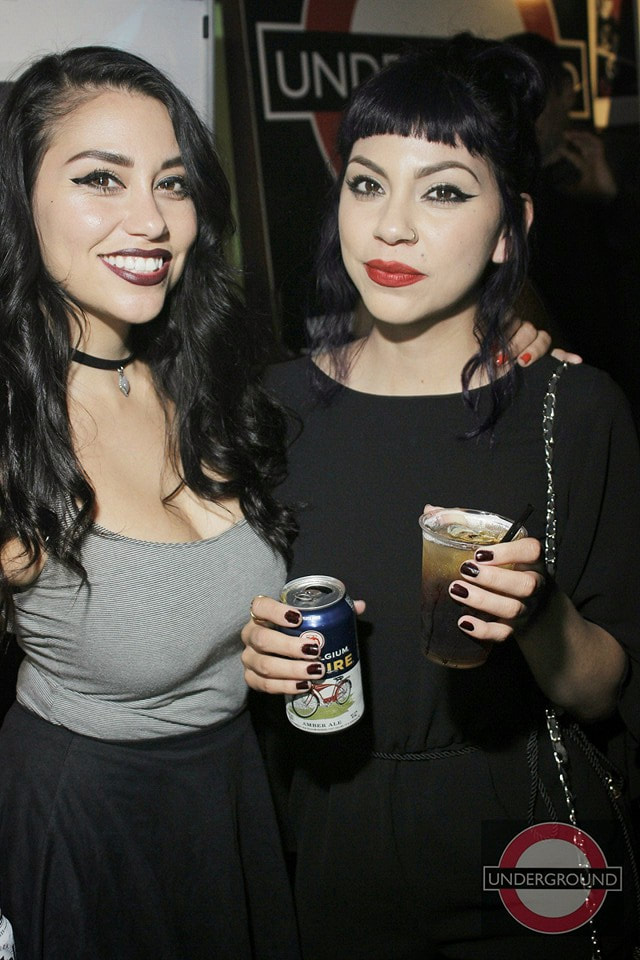 Two women at Club Underground